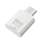 Lettore schede mini USB 3.0 Type-C a TF compatto