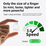 Lettore schede mini USB 3.0 Type-C a TF compatto
