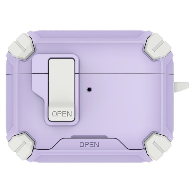 Custodia per auricolari wireless LeReach Mega Series Dawn Armor Edition con supporto, For AirPods Pro 3