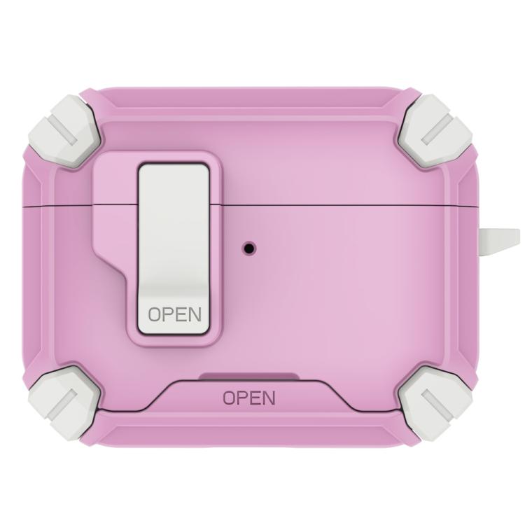 Custodia per auricolari wireless LeReach Mega Series Dawn Armor Edition con supporto, For AirPods Pro 3
