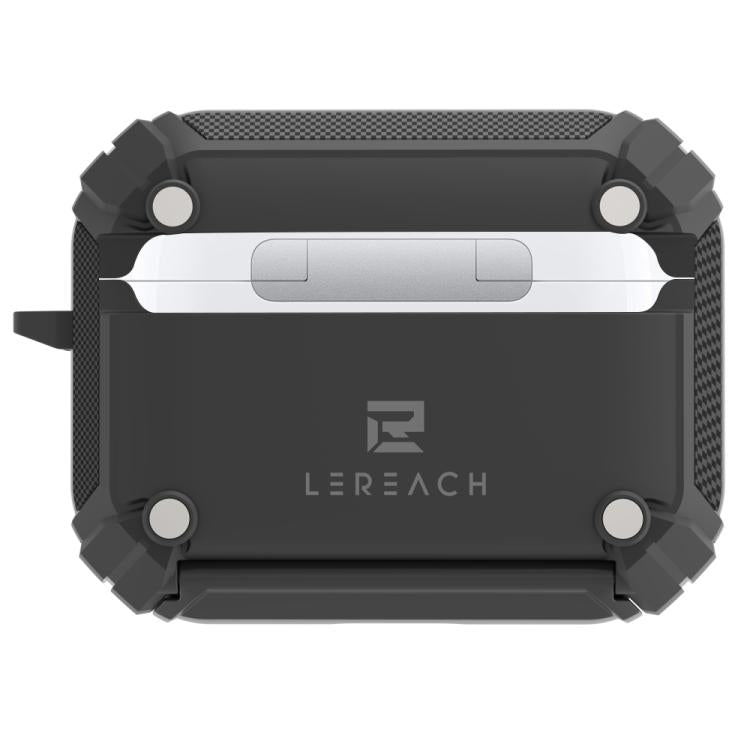 Custodia per auricolari wireless LeReach Mega Series Armor Edition con supporto, For AirPods Pro 3