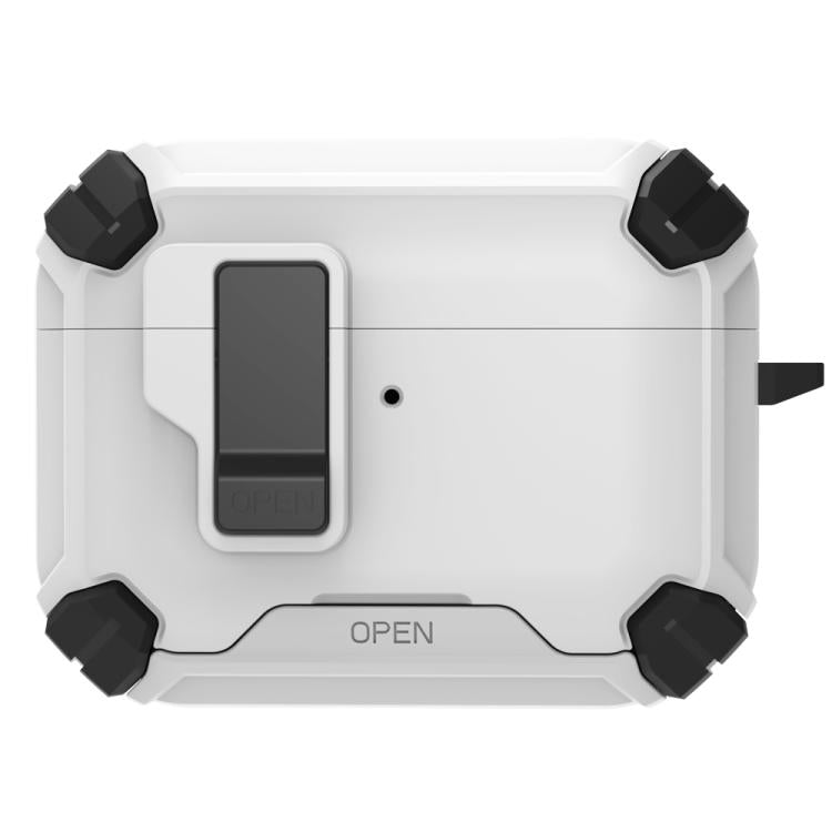 Custodia per auricolari wireless LeReach Mega Series Armor Edition con supporto, For AirPods Pro 3