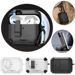 Custodia per auricolari wireless LeReach Mega Series Armor Edition con supporto, For AirPods Pro 3