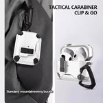 Custodia per auricolari wireless LeReach Mega Series Fiber Armor Edition con supporto, For AirPods Pro 3