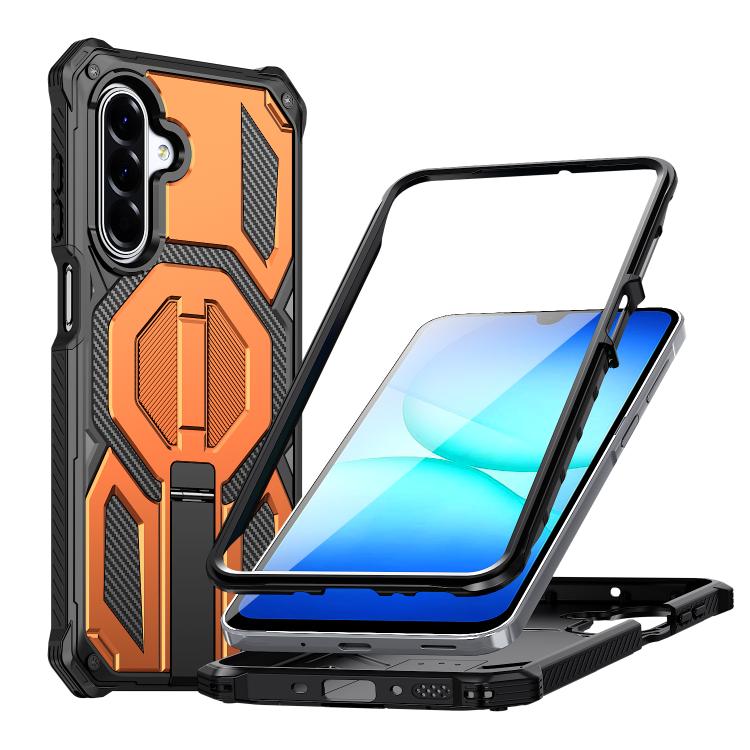 Custodia per telefono antiurto con supporto metallico nascosto e magnetico., For Galaxy A57 5G, For Galaxy A16 / A17 / A26 5G