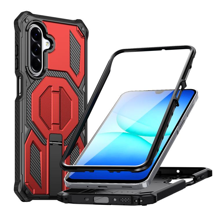 Custodia per telefono antiurto con supporto metallico nascosto e magnetico., For Galaxy A57 5G, For Galaxy A16 / A17 / A26 5G