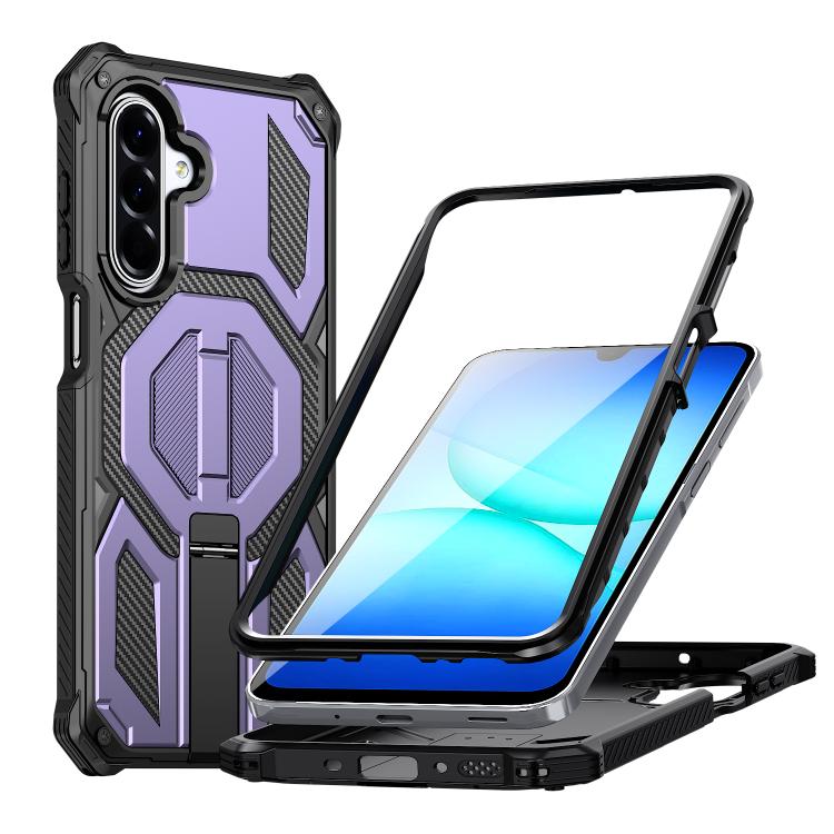 Custodia per telefono antiurto con supporto metallico nascosto e magnetico., For Galaxy A57 5G, For Galaxy A16 / A17 / A26 5G