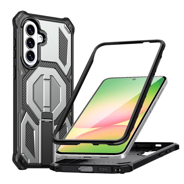 Custodia per telefono antiurto con supporto metallico nascosto e magnetico., For Galaxy A57 5G, For Galaxy A16 / A17 / A26 5G