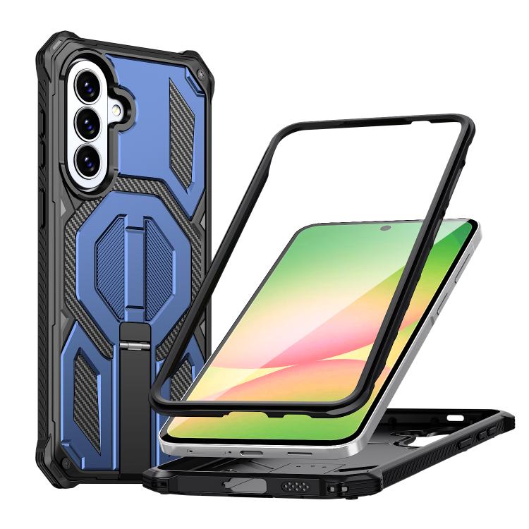 Custodia per telefono antiurto con supporto metallico nascosto e magnetico., For Galaxy A57 5G, For Galaxy A16 / A17 / A26 5G
