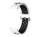 Per Samsung Galaxy Watch Active2 44mm Cinturino di ricambio in silicone bicolore