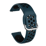 Per Samsung Galaxy Watch Active2 44mm Cinturino di ricambio in silicone bicolore