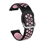 Per Samsung Galaxy Watch Active2 44mm Cinturino di ricambio in silicone bicolore