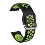 Per Samsung Galaxy Watch Active2 44mm Cinturino di ricambio in silicone bicolore