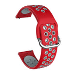 Per Samsung Galaxy Watch Active2 44mm Cinturino di ricambio in silicone bicolore