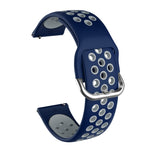 Per Samsung Galaxy Watch Active2 44mm Cinturino di ricambio in silicone bicolore