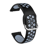 Per Samsung Galaxy Watch Active2 44mm Cinturino di ricambio in silicone bicolore
