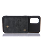 Custodia portafoglio magnetica con slot carte per smartphone