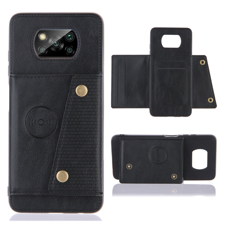 Custodia portafoglio magnetica con slot carte per smartphone