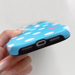 Custodia per telefono ibrida in PC e TPU con motivo a onde, punti e cuori stampati IMD., For iPhone 15, For iPhone 14, For iPhone 14 Pro, For iPhone 14 Pro Max, For iPhone 13