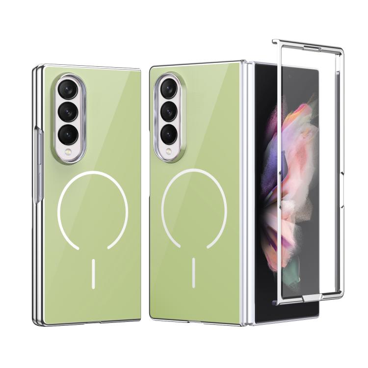 Custodia magnetica integrata in vetro antigraffio per telefono, For Galaxy Z Fold5, For Galaxy Z Fold4, For Galaxy Z Fold3 5G