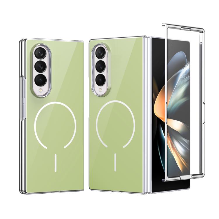 Custodia magnetica integrata in vetro antigraffio per telefono, For Galaxy Z Fold5, For Galaxy Z Fold4, For Galaxy Z Fold3 5G