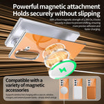 Custodia magnetica integrata in vetro antigraffio per telefono, For Galaxy Z Fold5, For Galaxy Z Fold4, For Galaxy Z Fold3 5G
