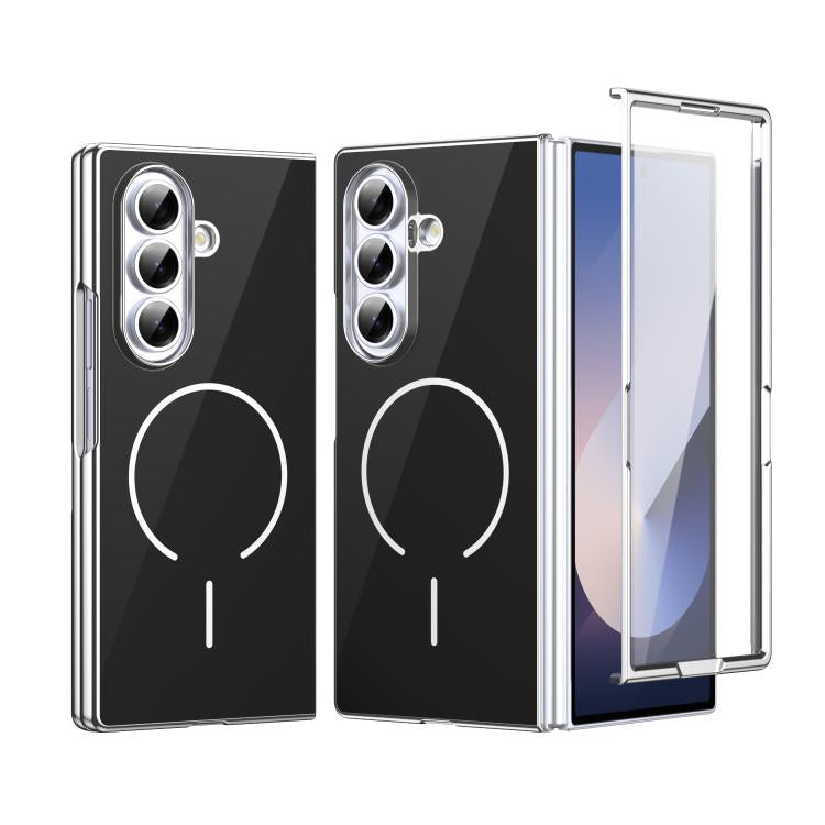 Custodia magnetica integrata in vetro antigraffio per telefono, For Galaxy Z Fold8 5G, For Galaxy Z Fold8 Ultra 5G, For Galaxy Z Fold7 5G, For Galaxy Z Fold6