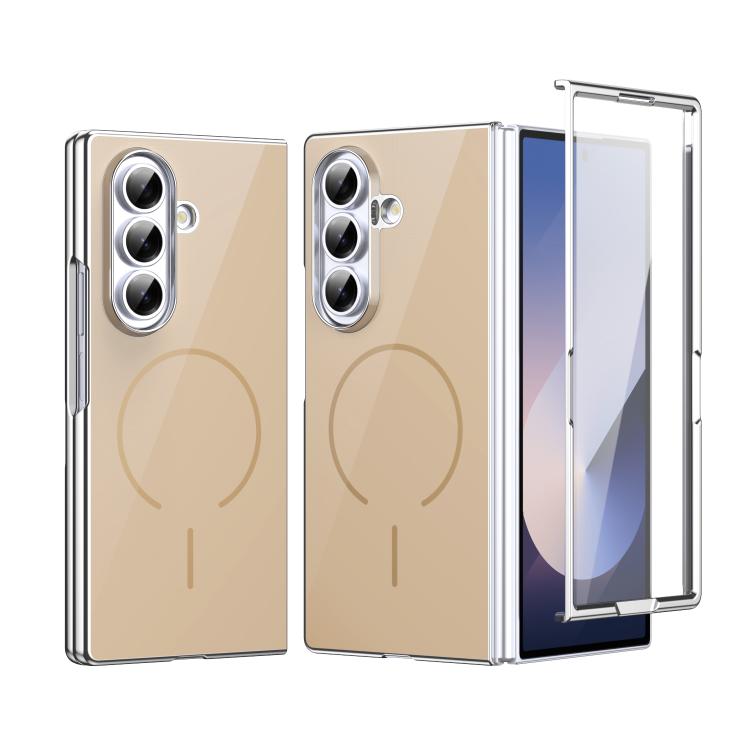 Custodia magnetica integrata in vetro antigraffio per telefono, For Galaxy Z Fold8 5G, For Galaxy Z Fold8 Ultra 5G, For Galaxy Z Fold7 5G, For Galaxy Z Fold6