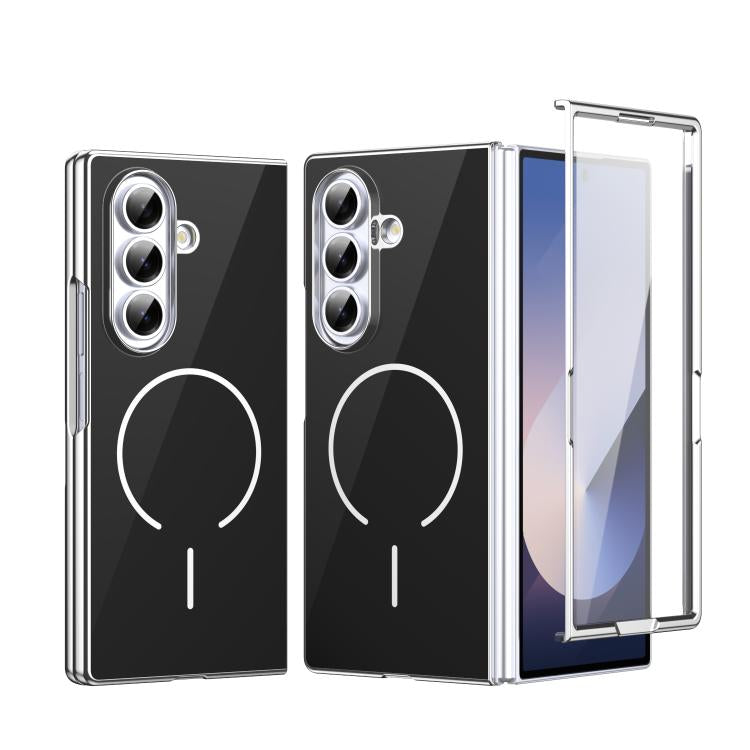 Custodia magnetica integrata in vetro antigraffio per telefono, For Galaxy Z Fold8 5G, For Galaxy Z Fold8 Ultra 5G, For Galaxy Z Fold7 5G, For Galaxy Z Fold6