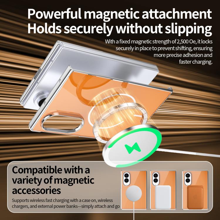 Custodia magnetica integrata in vetro antigraffio per telefono, For Galaxy Z Fold8 5G, For Galaxy Z Fold8 Ultra 5G, For Galaxy Z Fold7 5G, For Galaxy Z Fold6