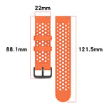 Cinturino per orologio sportivo in silicone traforato traspirante xDfind, For Amazfit Active Max