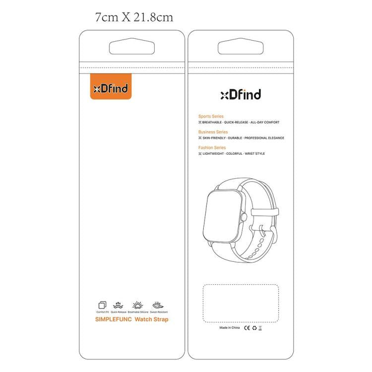 Cinturino per orologio sportivo in silicone traforato traspirante xDfind, For Amazfit Active Max
