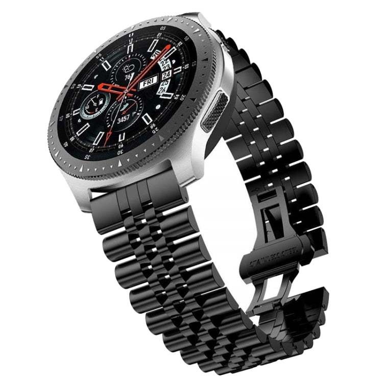 Cinturino di ricambio in acciaio con cinque perline, 20mm For Huawei Watch GT 2 42mm, 22mm For Huawei Watch GT 2 46mm