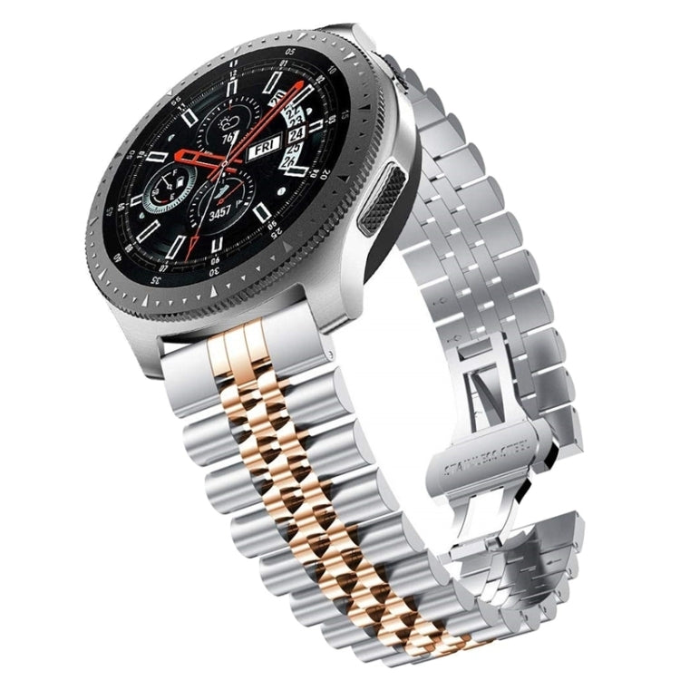 Cinturino di ricambio in acciaio con cinque perline, 20mm For Huawei Watch GT 2 42mm, 22mm For Huawei Watch GT 2 46mm