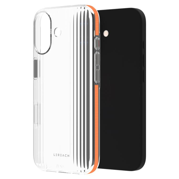 Custodia per telefono LeReach TOC Icicle Series Ice Mist con superficie antiscivolo su entrambi i lati., For iPhone 17 Pro Max, For iPhone 17 Pro, For iPhone 17, For iPhone Air