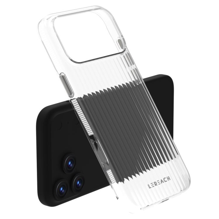 Custodia per telefono LeReach TOC Icicle Series Ice Mist con superficie antiscivolo su entrambi i lati., For iPhone 17 Pro Max, For iPhone 17 Pro, For iPhone 17, For iPhone Air