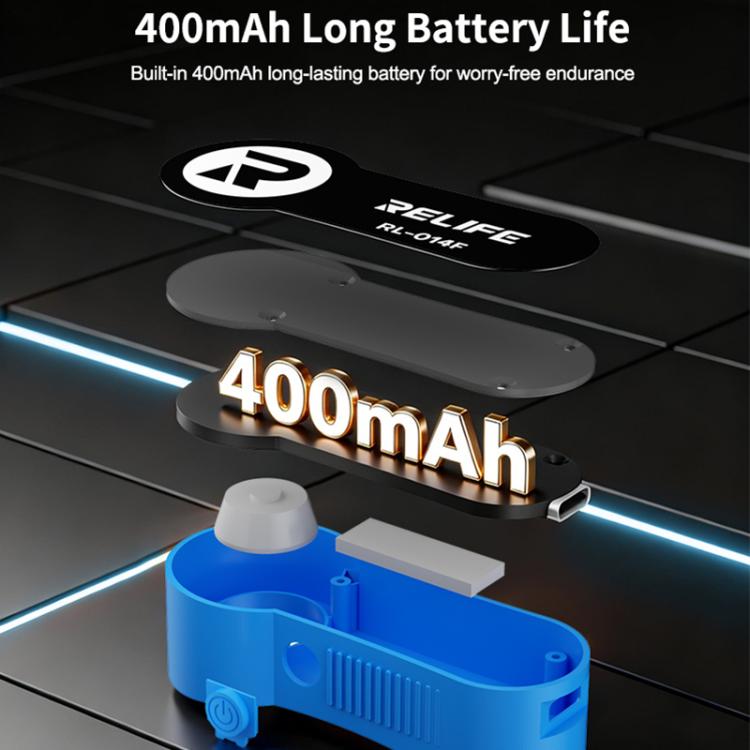 RELIFE RL-014F Mini lampada UV ricaricabile a doppia banda LED da 395 nm