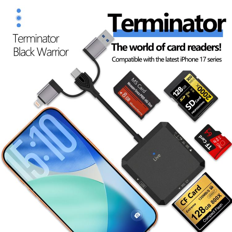 Hub docking multifunzione con lettore schede USB Type-C