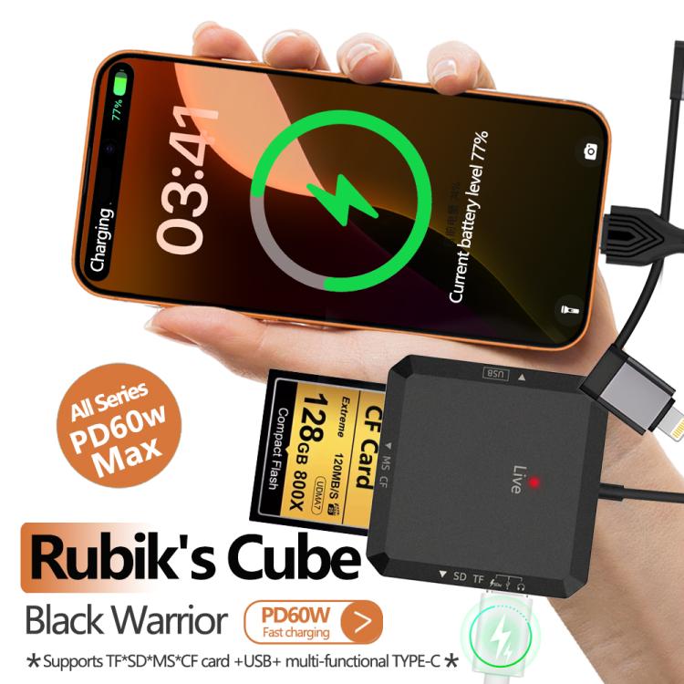 Hub docking multifunzione con lettore schede USB Type-C