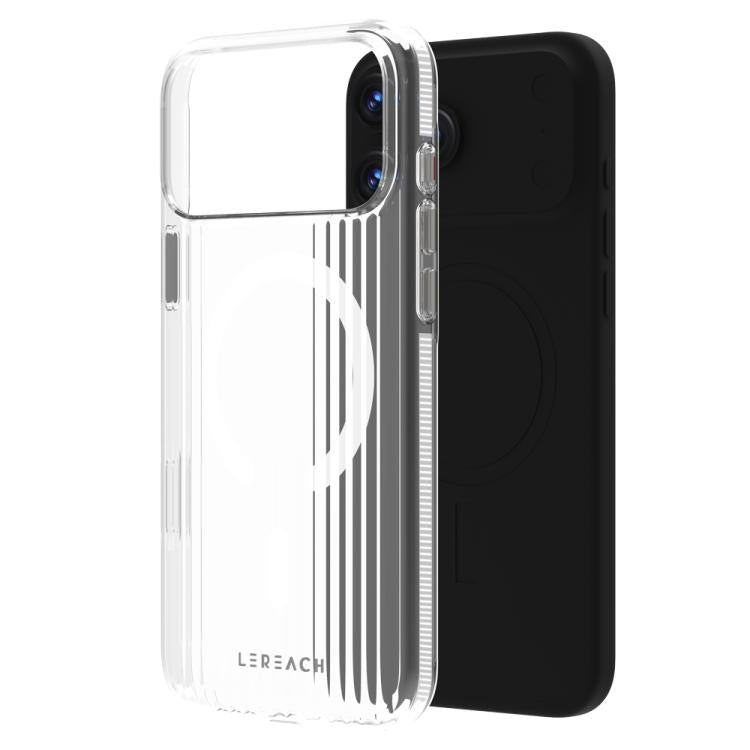 Custodia magnetica antiscivolo a doppia faccia LeReach TOC Icicle Series Ice Mist per telefono, For iPhone 17 Pro Max, For iPhone 17 Pro, For iPhone 17, For iPhone Air