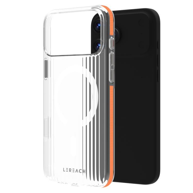 Custodia magnetica antiscivolo a doppia faccia LeReach TOC Icicle Series Ice Mist per telefono, For iPhone 17 Pro Max, For iPhone 17 Pro, For iPhone 17, For iPhone Air