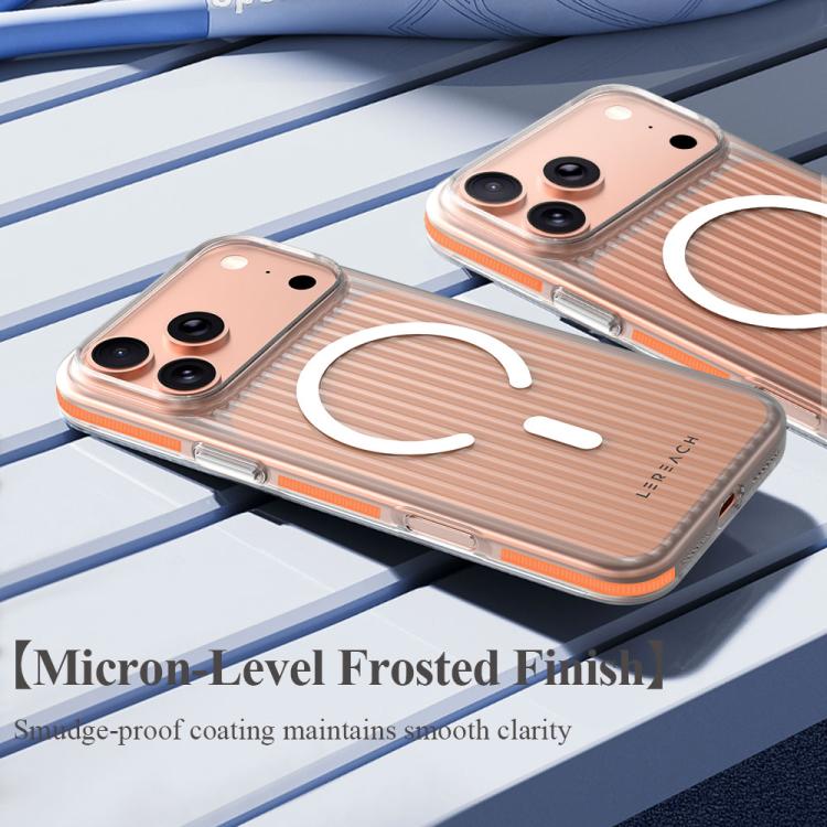Custodia magnetica antiscivolo a doppia faccia LeReach TOC Icicle Series Ice Mist per telefono, For iPhone 17 Pro Max, For iPhone 17 Pro, For iPhone 17, For iPhone Air