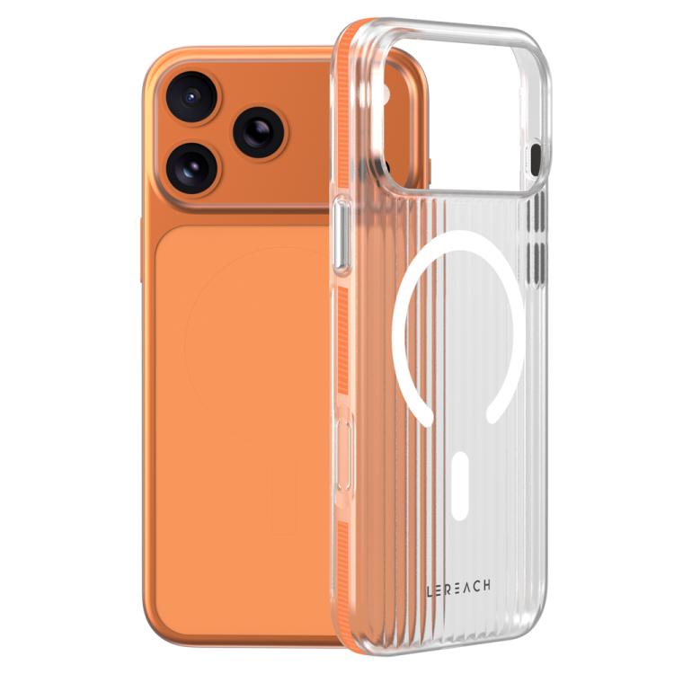 Custodia magnetica antiscivolo a doppia faccia LeReach TOC Icicle Series Ice Mist per telefono, For iPhone 17 Pro Max, For iPhone 17 Pro, For iPhone 17, For iPhone Air