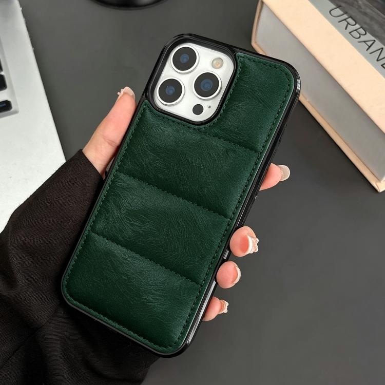 Custodia per telefono in PU + TPU con imbottitura in cotone e crine di cavallo, piuma d'oca e airbag., For iPhone 16, For iPhone 15 Pro Max, For iPhone 15 Pro, For iPhone 15 Plus, For iPhone 15, For iPhone 14 Plus