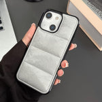 Custodia per telefono in PU + TPU con imbottitura in cotone e crine di cavallo, piuma d'oca e airbag., For iPhone 16, For iPhone 15 Pro Max, For iPhone 15 Pro, For iPhone 15 Plus, For iPhone 15, For iPhone 14 Plus