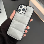 Custodia per telefono in PU + TPU con imbottitura in cotone e crine di cavallo, piuma d'oca e airbag., For iPhone 14, For iPhone 14 Pro, For iPhone 14 Pro Max, For iPhone 13 Pro Max, For iPhone 13 Pro, For iPhone 13