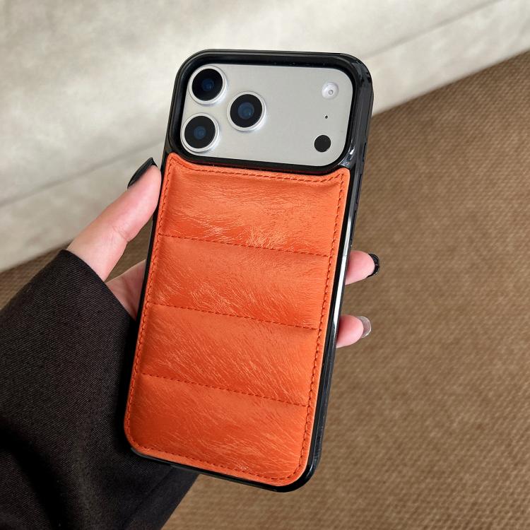 Custodia per telefono in PU + TPU con imbottitura in cotone e crine di cavallo, piuma d'oca e airbag., For iPhone 17 Pro Max, For iPhone 17 Pro, For iPhone 17, For iPhone 16 Pro Max, For iPhone 16 Pro, For iPhone 16 Plus