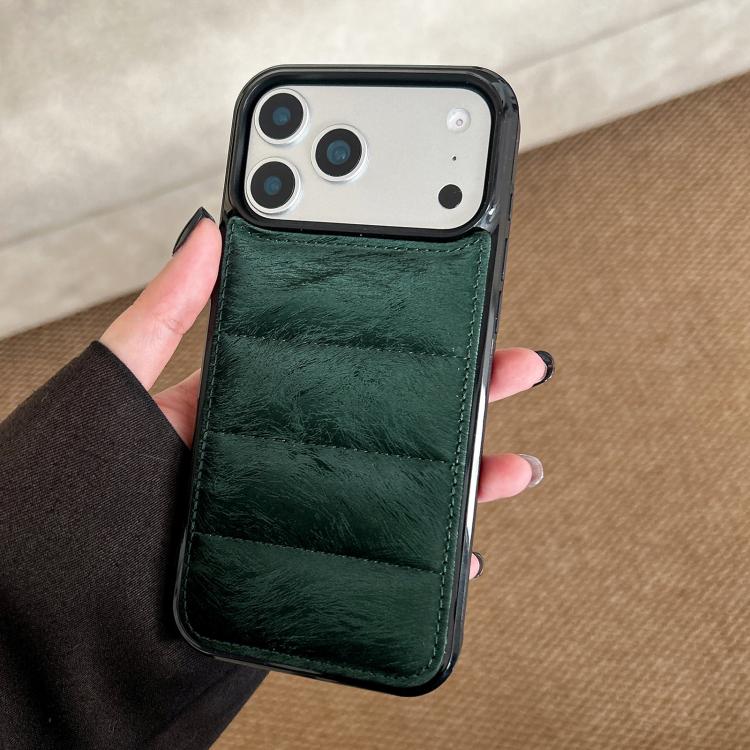 Custodia per telefono in PU + TPU con imbottitura in cotone e crine di cavallo, piuma d'oca e airbag., For iPhone 17 Pro Max, For iPhone 17 Pro, For iPhone 17, For iPhone 16 Pro Max, For iPhone 16 Pro, For iPhone 16 Plus