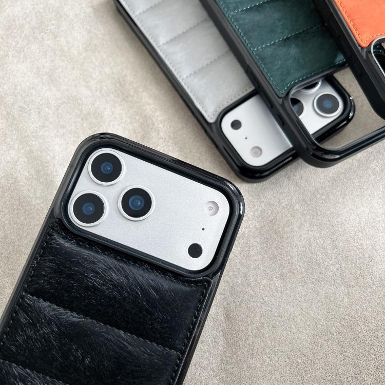 Custodia per telefono in PU + TPU con imbottitura in cotone e crine di cavallo, piuma d'oca e airbag., For iPhone 14, For iPhone 14 Pro, For iPhone 14 Pro Max, For iPhone 13 Pro Max, For iPhone 13 Pro, For iPhone 13