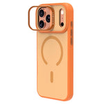 Custodia per telefono magnetica con supporto in metallo LeReach Le-Luster Series per obiettivo., For iPhone 17 Pro Max, For iPhone 17 Pro